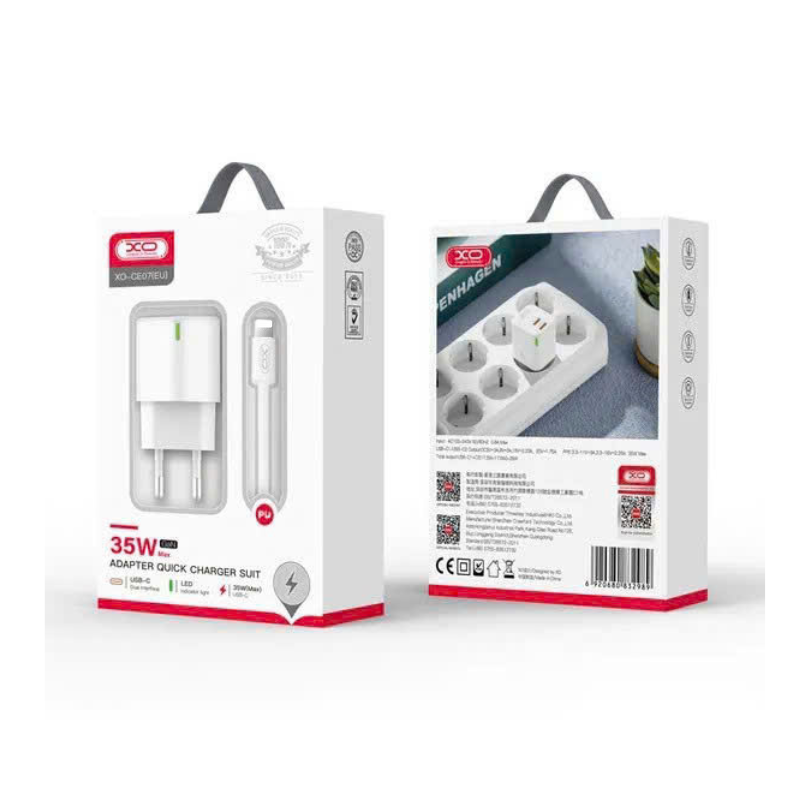 Bộ sạc Type C to Lightning XO CE07 35W