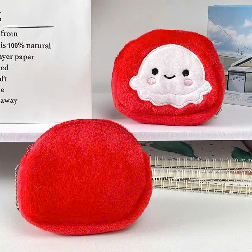 ** Móc khóa ví đỏ con ma cute