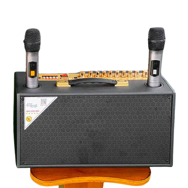** Loa Bluetooth kèm 2 mic S6 Pro ( mic pin sạc)