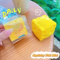 ** Squishy hình phô mai (rộp rộp)