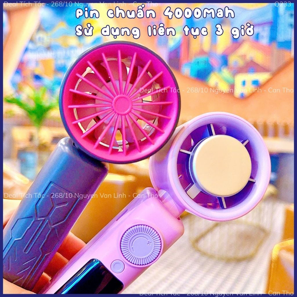 Quạt phản lực cầm tay + sò lạnh JF139