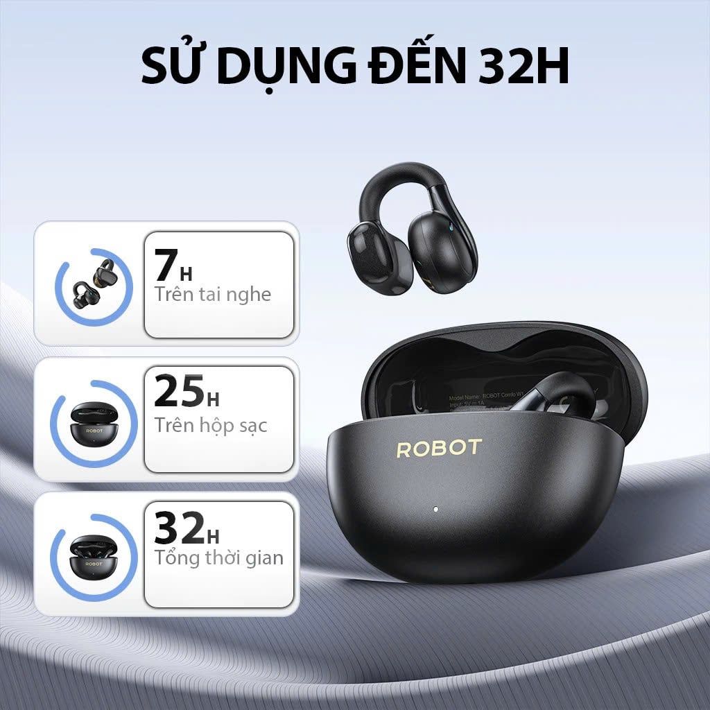 [C] ** Tai nghe Bluetooth Robot Comfo W1