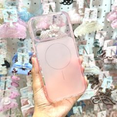 Ốp iPhone 14 Pro độ 17 dẻo lưng nhám vòng viền trong