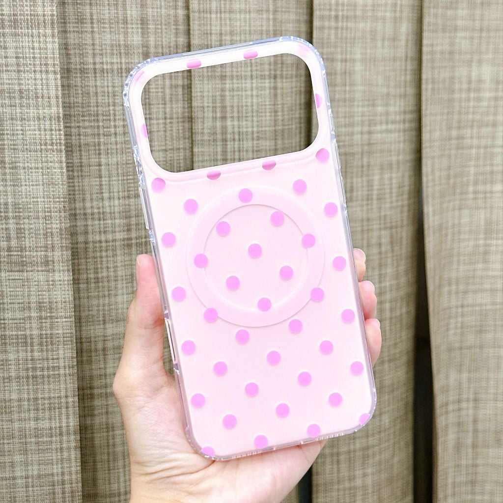 ** Ốp iPhone 17 Pro Max/18 Pro Max Dfans chấm bi