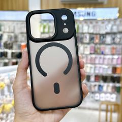 ** Ốp iPhone 17 Pro/18 Pro Likgus nhám Magsafe viền màu