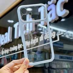 [C] ** Ốp iPhone 16 Plus lưng trong cứng viền màu Acrylic