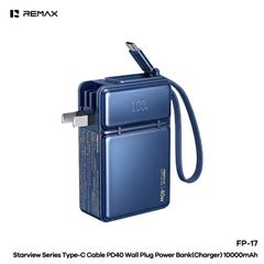 [C] ** Pin dự phòng Remax FP17 10.000mAh 40W AC