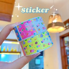 ** Cuộn sticker hình thú mini heo Peppa