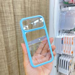 [C] ** Ốp iPhone 15 Plus lưng trong cứng viền màu Acrylic