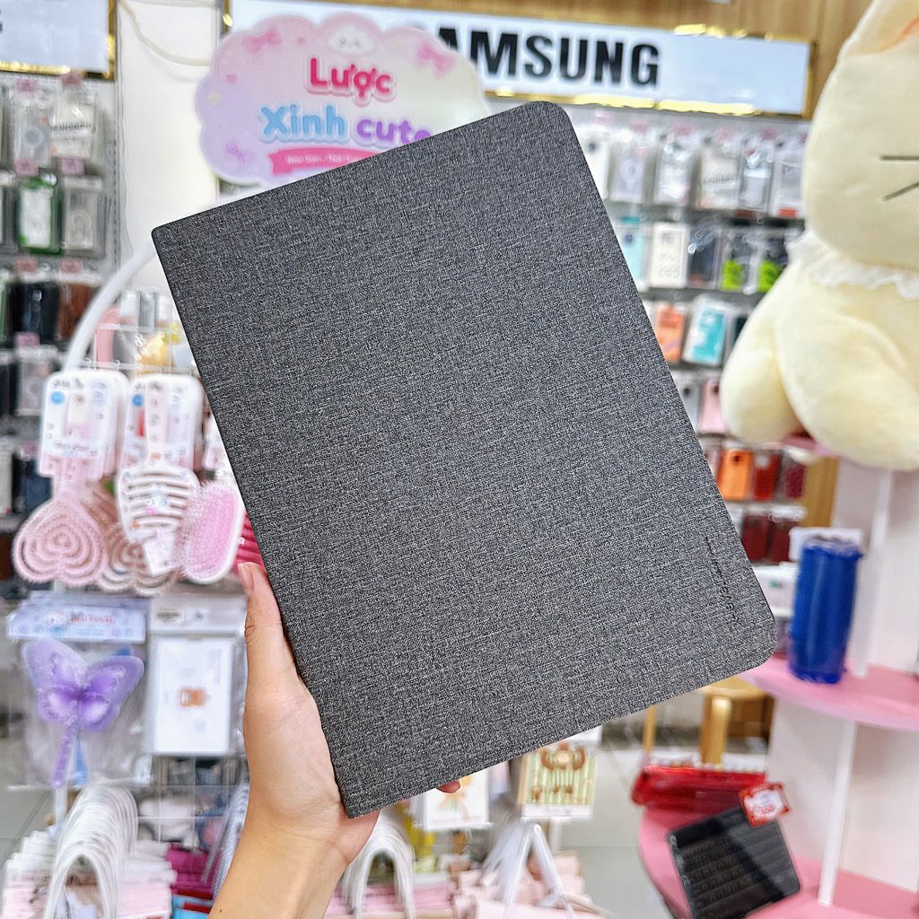 [C] ** Bao da Ipad Mini 6/Mini 7 X-level Canvas vân vải