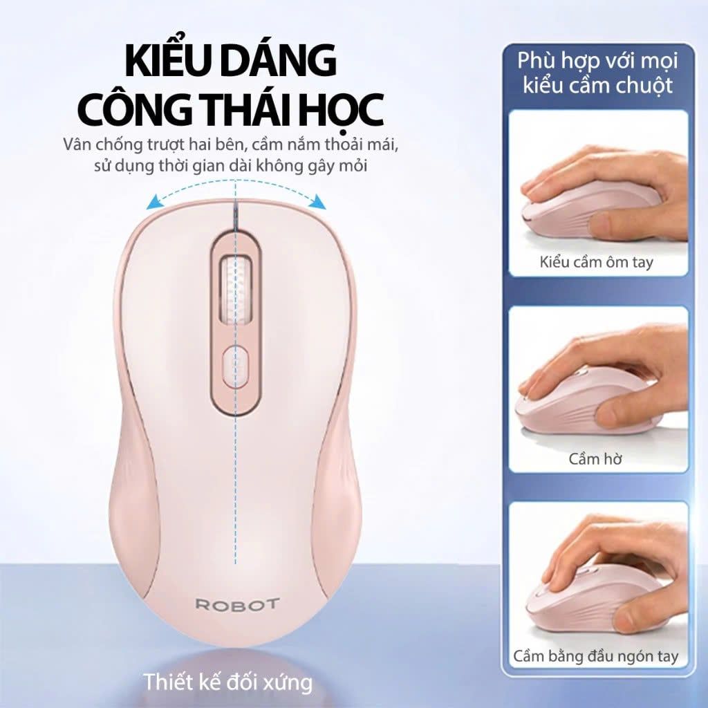 [C] Chuột không dây + Bluetooth Robot M365