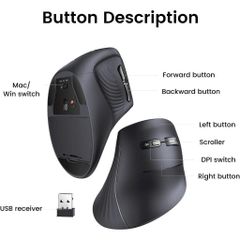 [C] ** Chuột không dây + BT Ugreen 25444 Silent