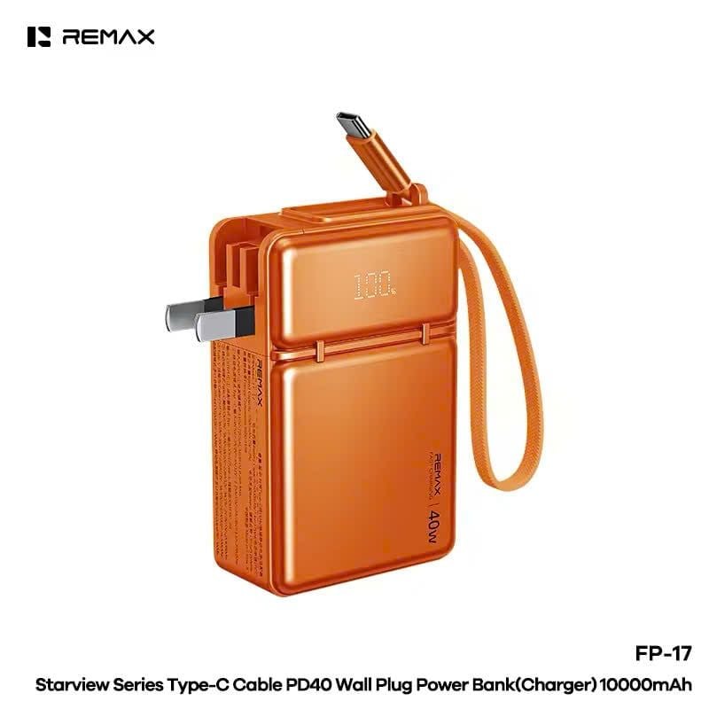 [C] ** Pin dự phòng Remax FP17 10.000mAh 40W AC