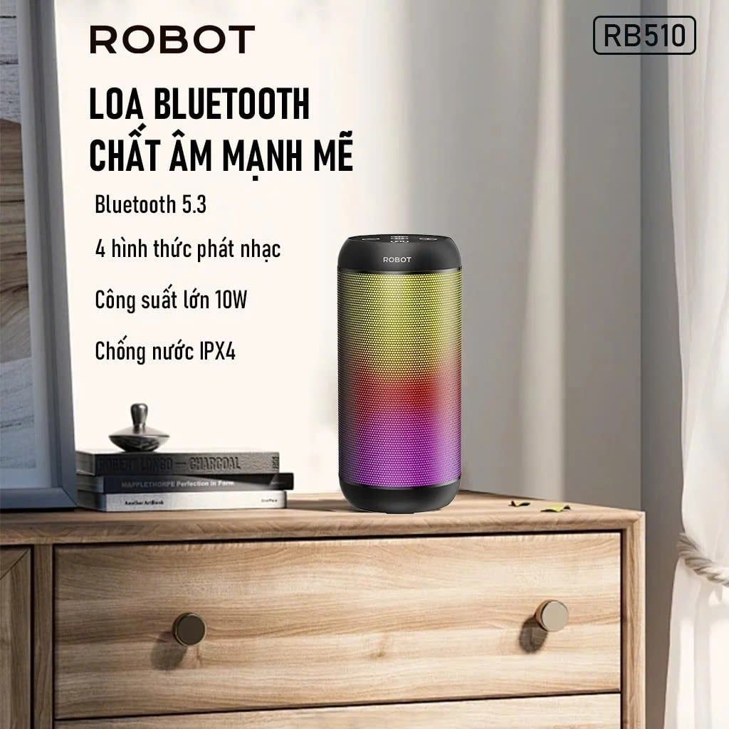 [C] ** Loa Bluetooth Robot RB510 Led