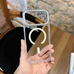 [C] ** Ốp iPhone 17 Pro Max Hoda Crystal Ultra trong lưng kính magsafe