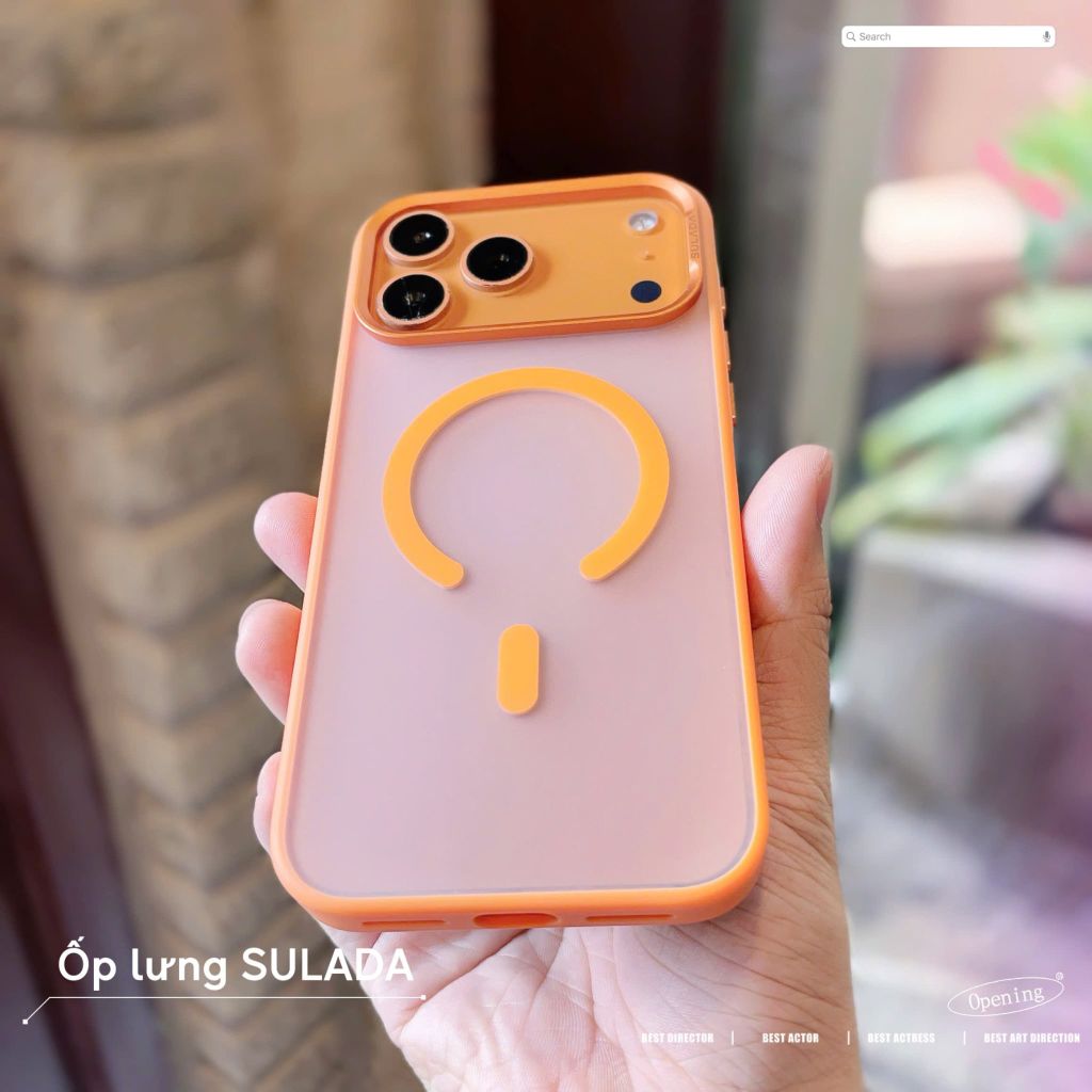 [C] ** Ốp iPhone 17 Pro Max Sulada nhám Magsafe