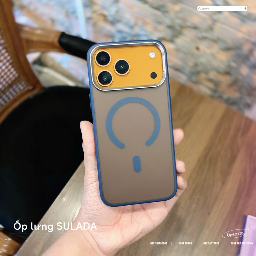 [C] ** Ốp iPhone 17 Pro Max Sulada nhám Magsafe
