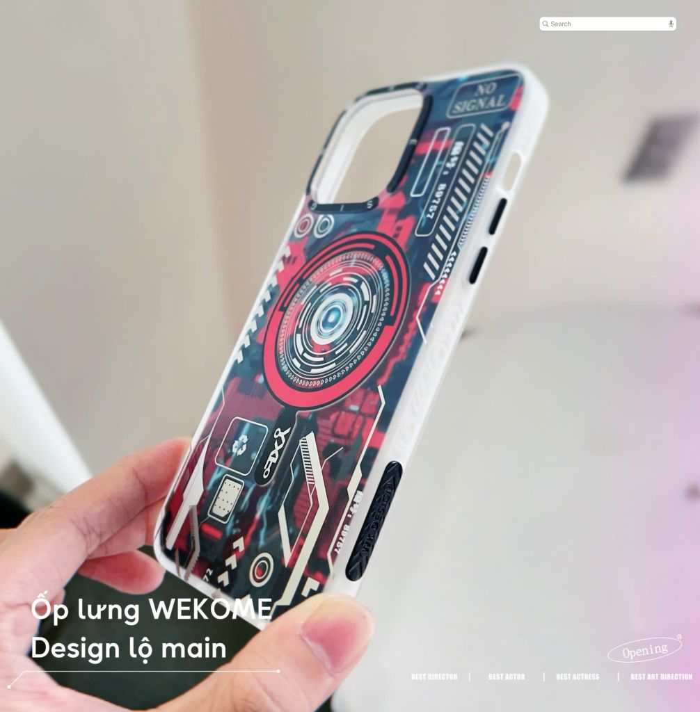 Ốp iPhone 14 Pro Max Wekome lộ main