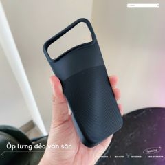 [C] ** Ốp iPhone 17 Pro vân sần lót nỉ