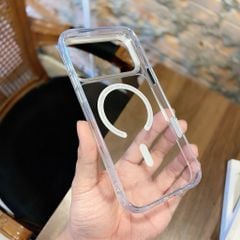 [C] ** Ốp iPhone 17 Pro Max Hoda Crystal Ultra trong lưng kính magsafe