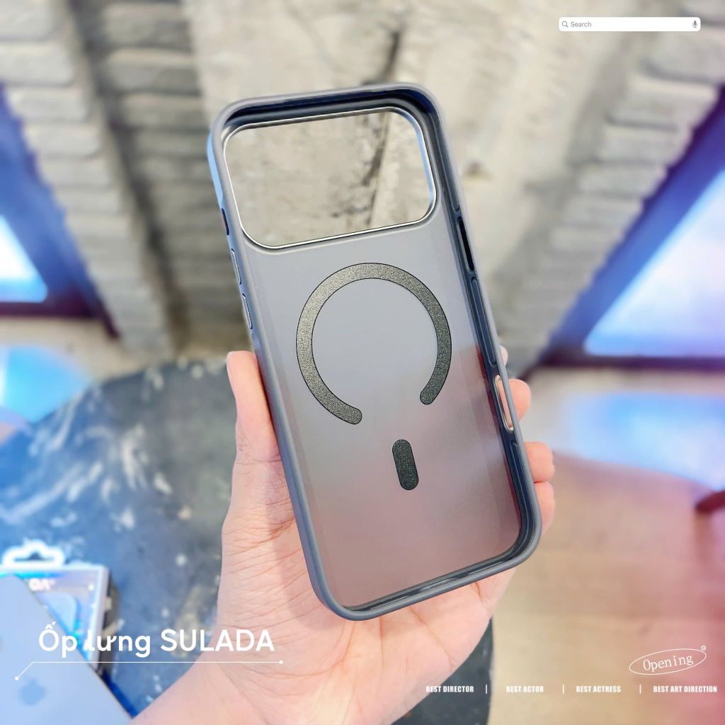 [C] ** Ốp iPhone 17 Pro Max Sulada nhám Magsafe