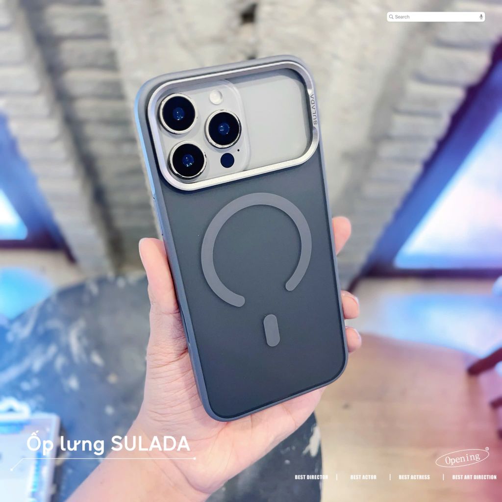 [C] ** Ốp iPhone 17 Pro Max Sulada nhám Magsafe