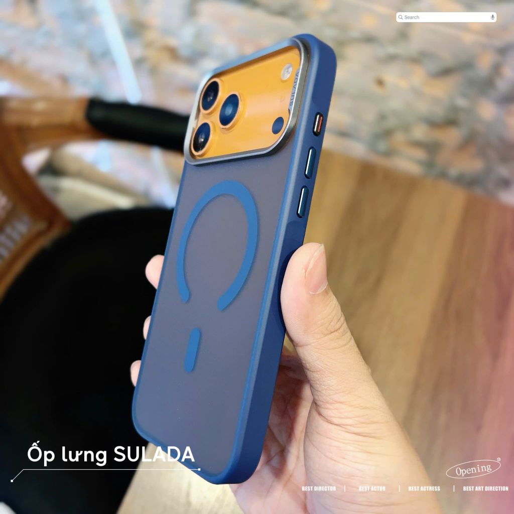 [C] ** Ốp iPhone 17 Pro Max Sulada nhám Magsafe