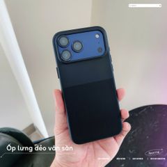[C] ** Ốp iPhone 17 Pro vân sần lót nỉ