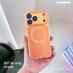 [C] **Ốp iPhone 17 Pro Max DFANS nhám màu magsafe BVC
