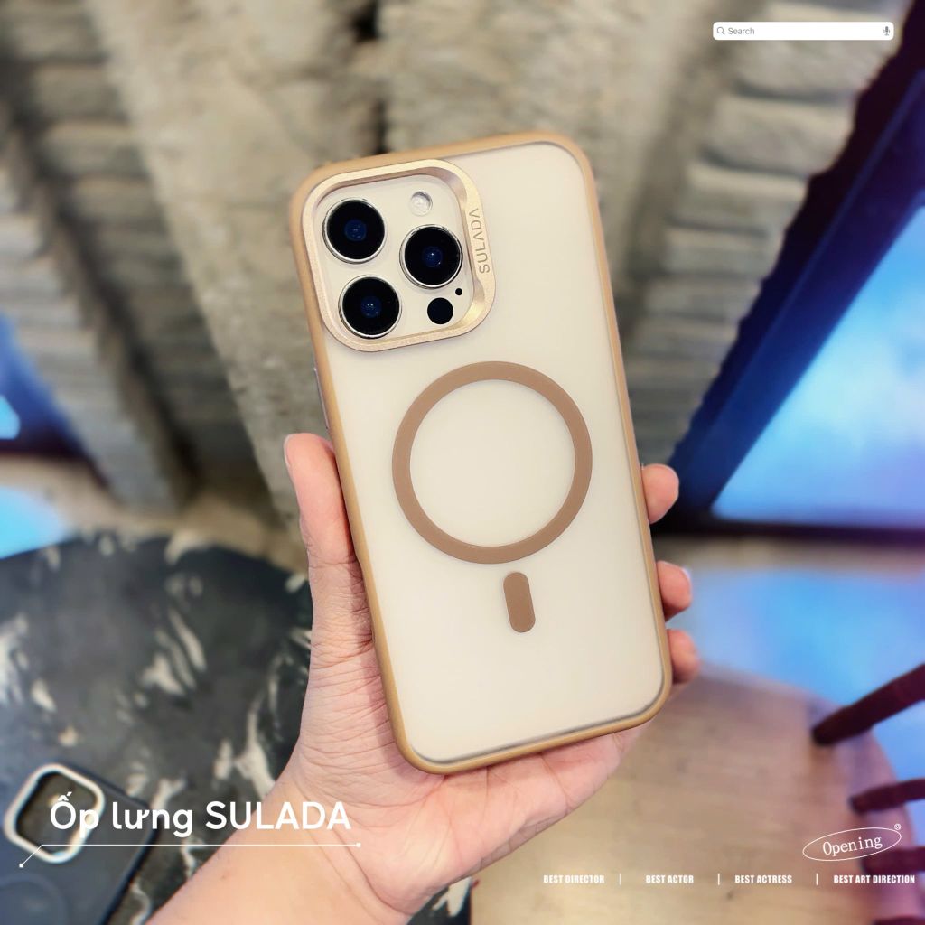[C] ** Ốp iPhone 16 Pro Max Sulada nhám Magsafe