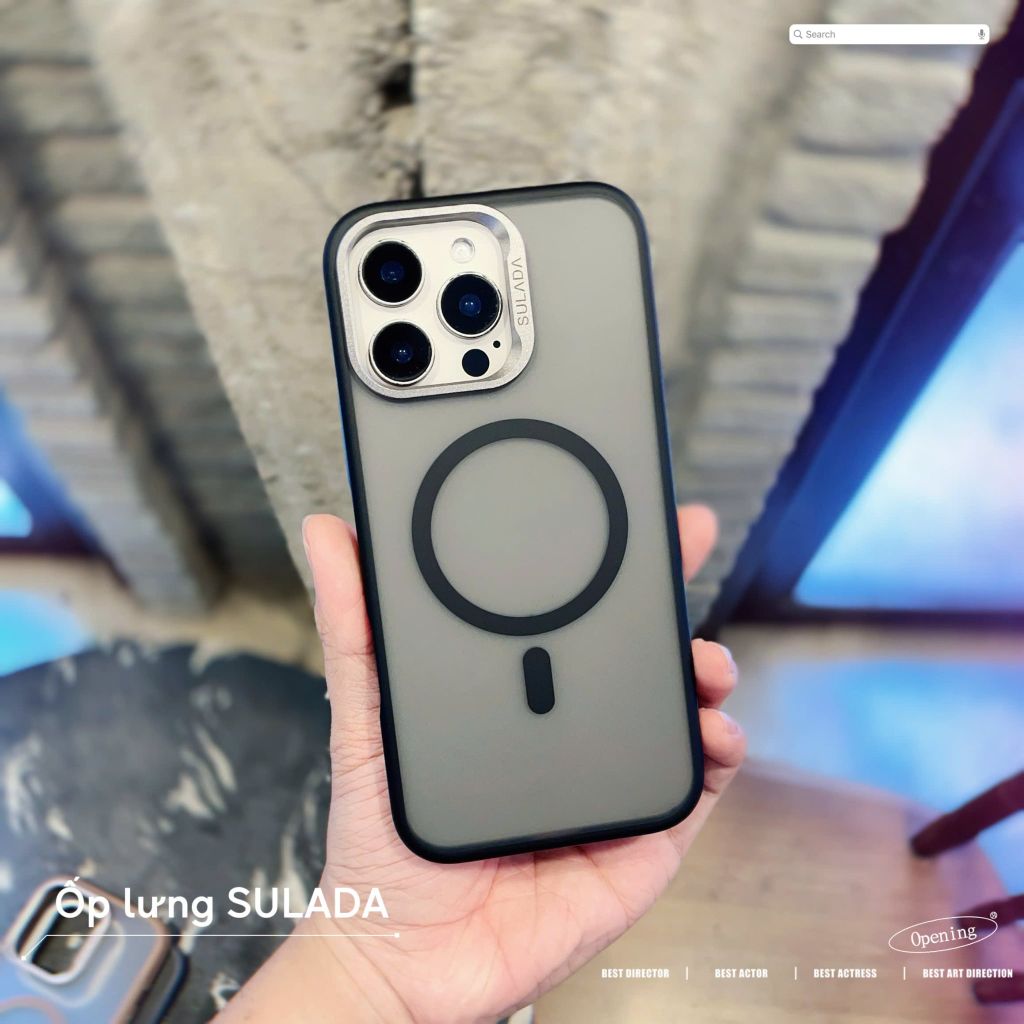 [C] ** Ốp iPhone 16 Pro Max Sulada nhám Magsafe