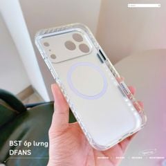 [C] **Ốp iPhone 17 Pro Max DFANS nhám màu magsafe BVC