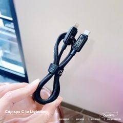 [C] Cáp Type C to Lightning XO Q312C 27W 1m