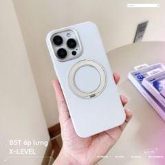 [C] ** Ốp iPhone 16 Pro Max X-Level Macaron Silicon kệ xoay magsafe