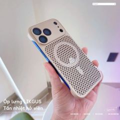 ** Ốp iPhone 16 Pro Likgus tản nhiệt hở viền