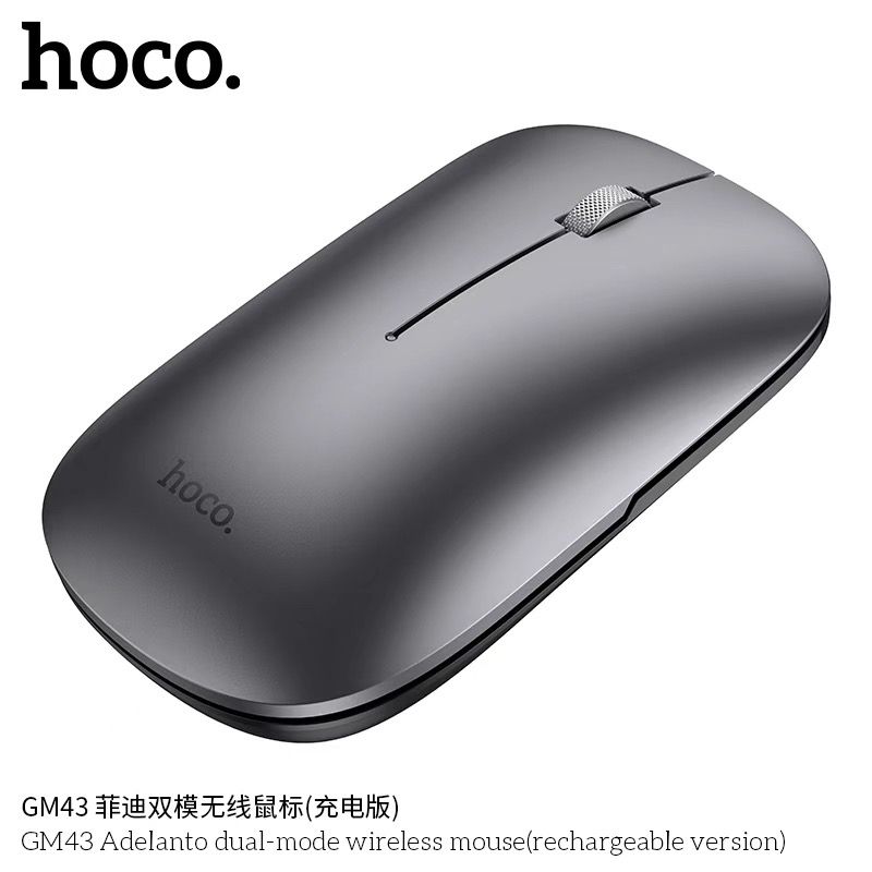 Chuột không dây + BT Hoco Gm43