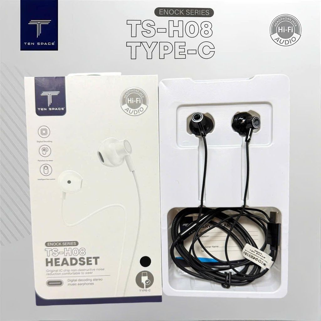 Tai nghe dây TS H08 cổng C