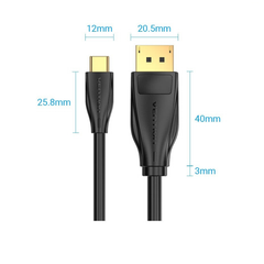 ** Type C sang Displayport Vention 8K 1m
