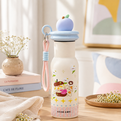 ** Bình giữ nhiệt cổ lọ trái táo kèm dây thừng 500ml