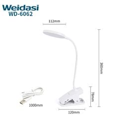 ** Đèn kẹp bàn Weidasi WD6062