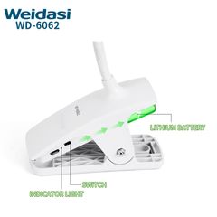 ** Đèn kẹp bàn Weidasi WD6062