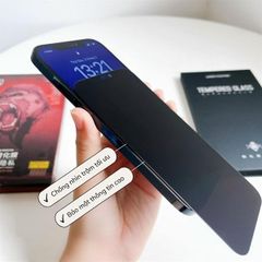 [C] Dán cường lực iPhone 13 Pro Max/14 Plus chống nhìn trộm KONG - test