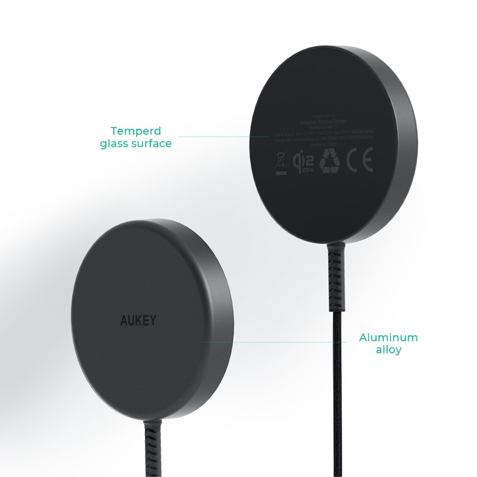 [C] ** Đế sạc không dây Aukey LC-MC11 Qi2.2 25W