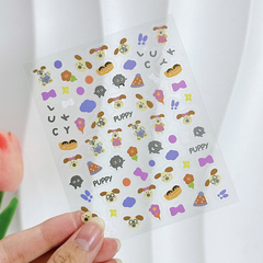 ** Sticker dán mini mèo con/bướm/thỏ/cún con (7k/tờ)