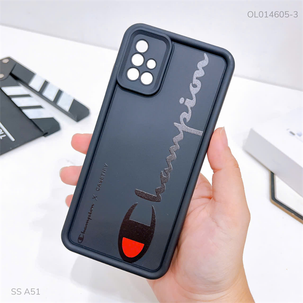 Ốp SS A51 dẻo đen Champion