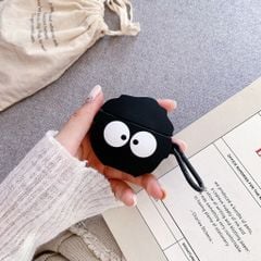 ** Case Airpods Pro 2 cục than đen mắt to