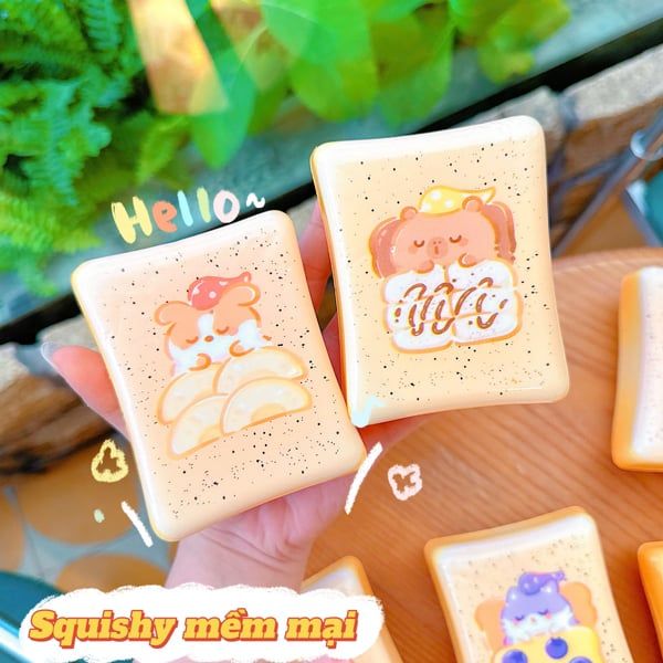 ** Squishy bánh bông lan in thú