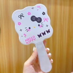 ** Set gương lược cầm tay Mèo đen A Cat / Kitty nhiều kiểu
