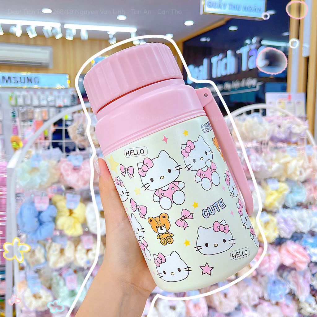 ** Bình nước giữ nhiệt Kitty 1000ml