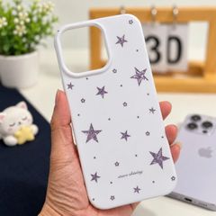** Ốp iPhone 16 Pro màu pastel họa tiết ngôi sao